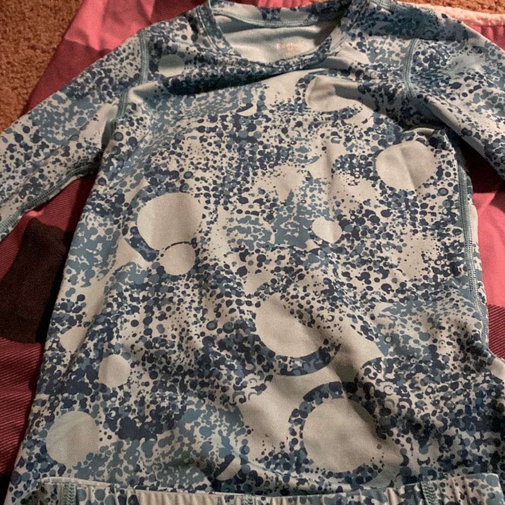 Reedbok rash guard girls 10-12 (blue)